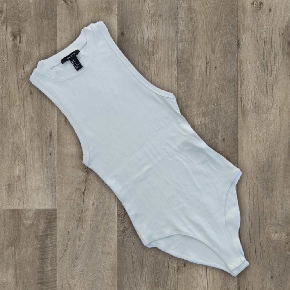 FINAL PRICE f21 cloud colored mock neck bodysuit